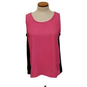 Stitch Fix | Papermoon Womens‎ Malena Split Back Blouse Pink Size Large NWT